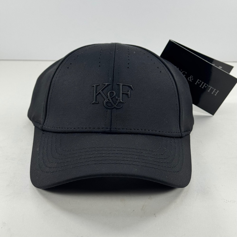 King & Fifth The Jack Black Performance Baseball Cap Hat XS Flexcool Drytech